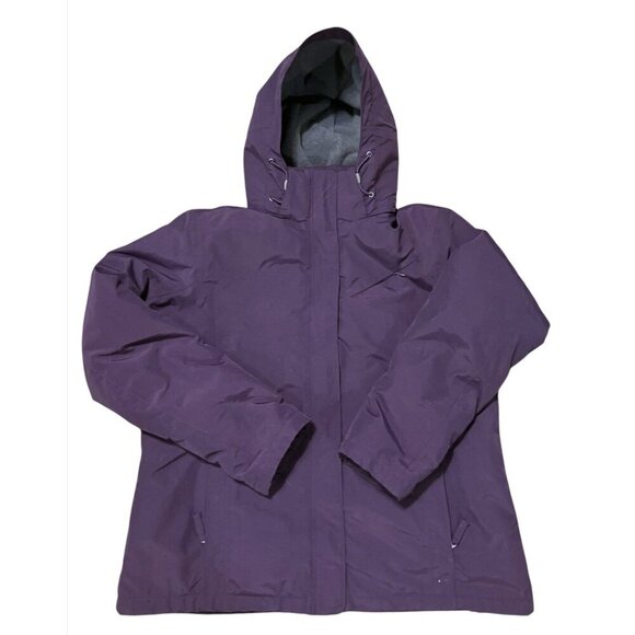 Lands' End Jackets & Blazers - Lands End Squall Insulated Coat Jacket Womens Large 14-16 Purple Utility Chore